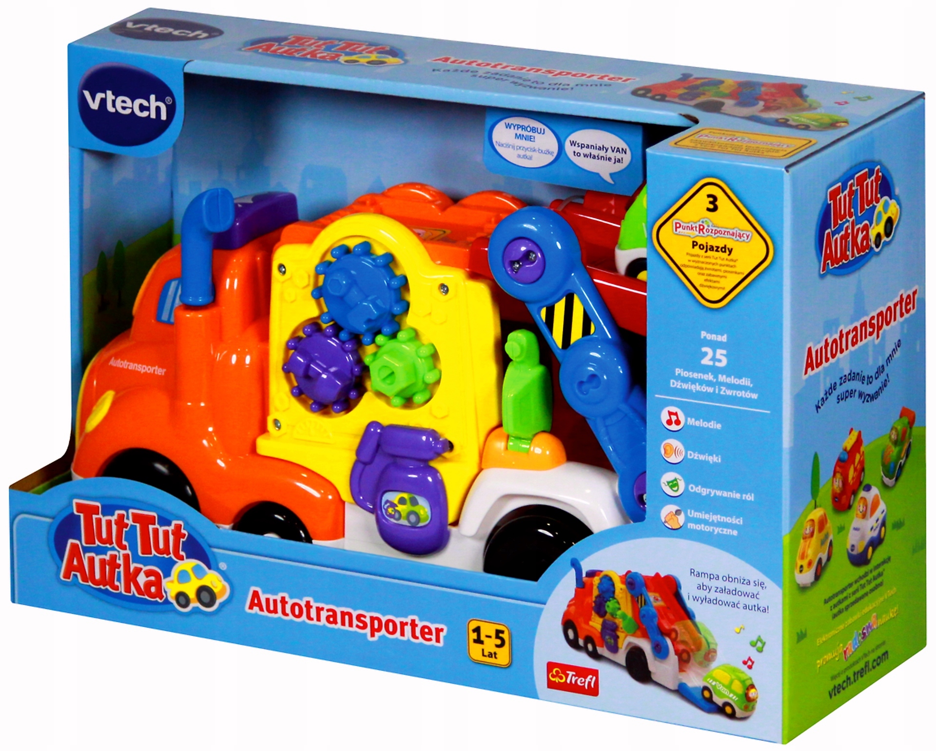 

Autotransporter Tut Tut Autko Samochód Vtech