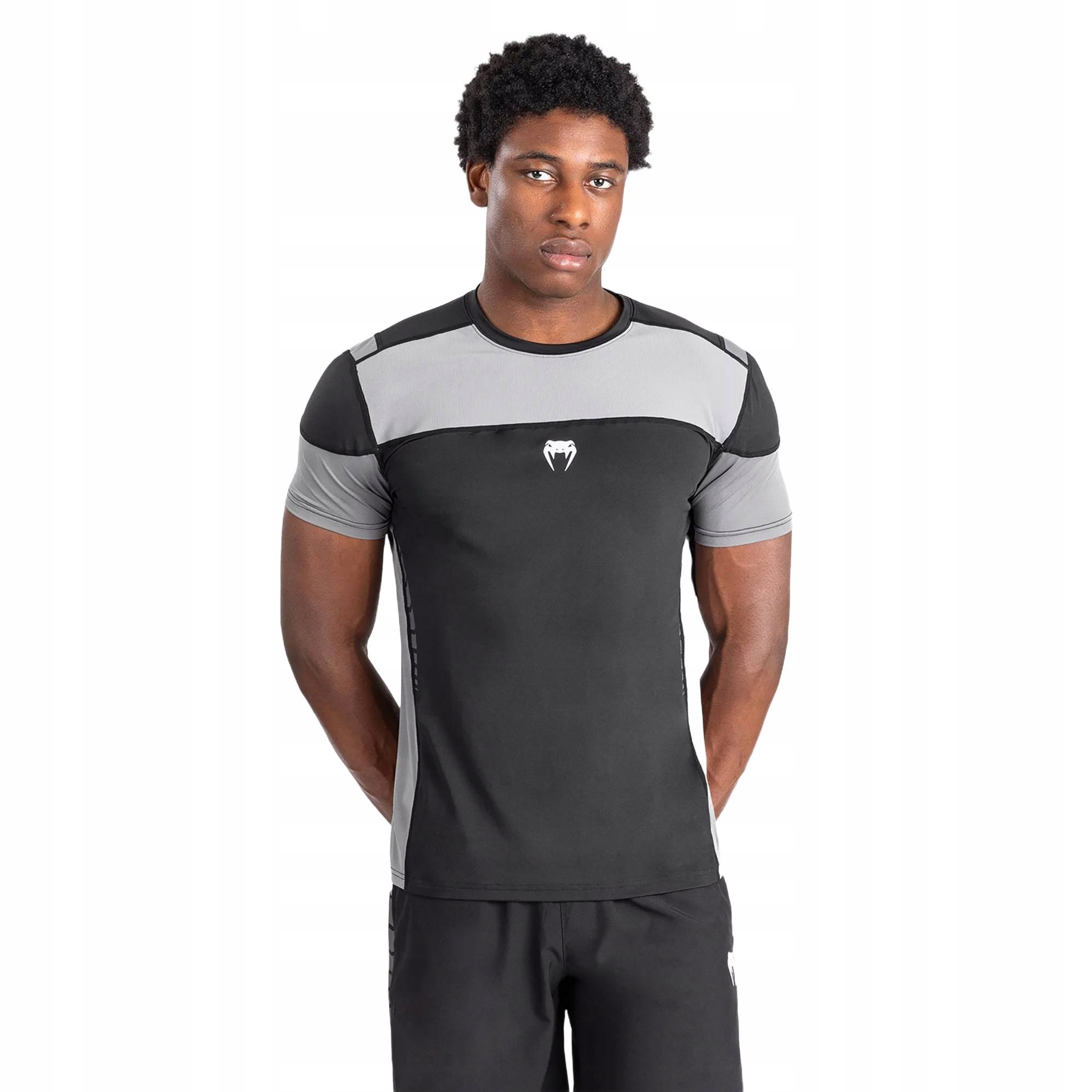 Koszulka treningowa męska Venum Tempest Dry-Tech black/ grey XXL
