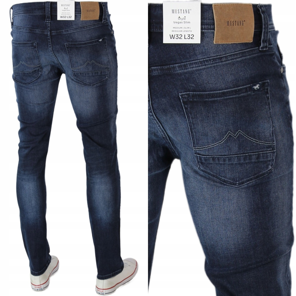 Mustang Vegas Slim Spodnie Jeans W32 L32