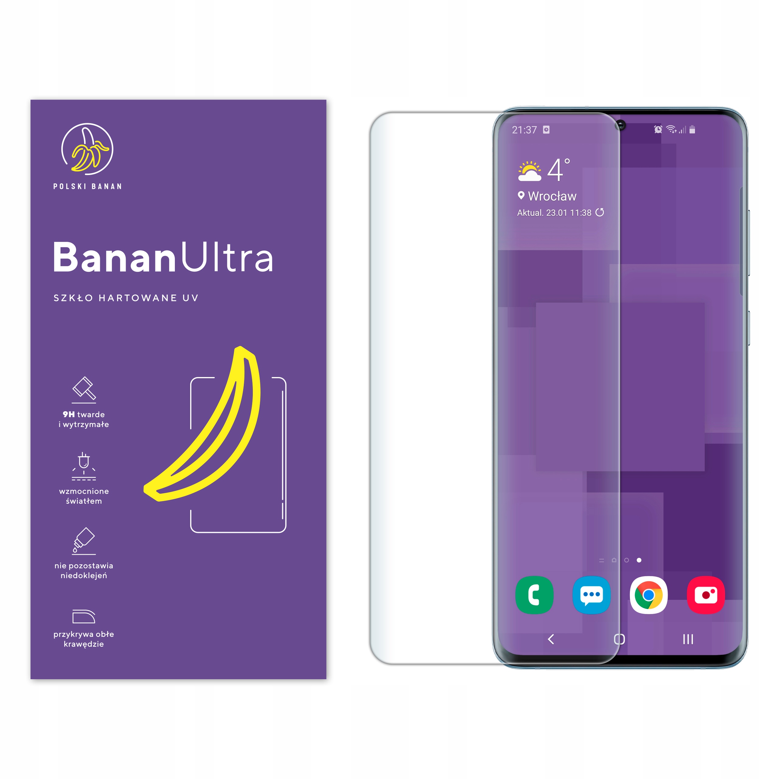 

Szkło Hartowane Uv do Samsung S20+ Plus