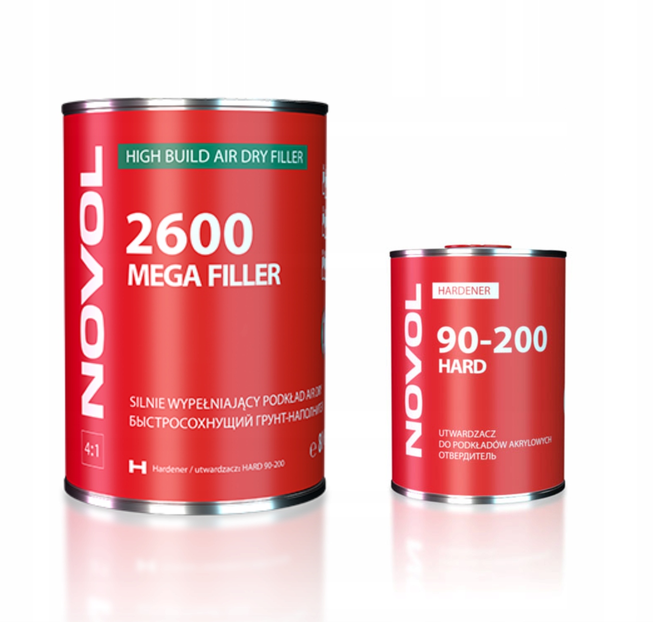 Novol 2600 Filler podkład akrylowy 1L szary szybkoschnący