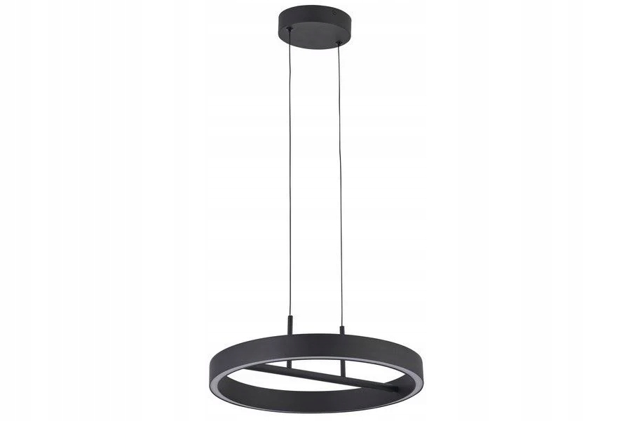 Závesná lampa Reality Coltrain čierna Ø40 cm Led 32W akryl IP20