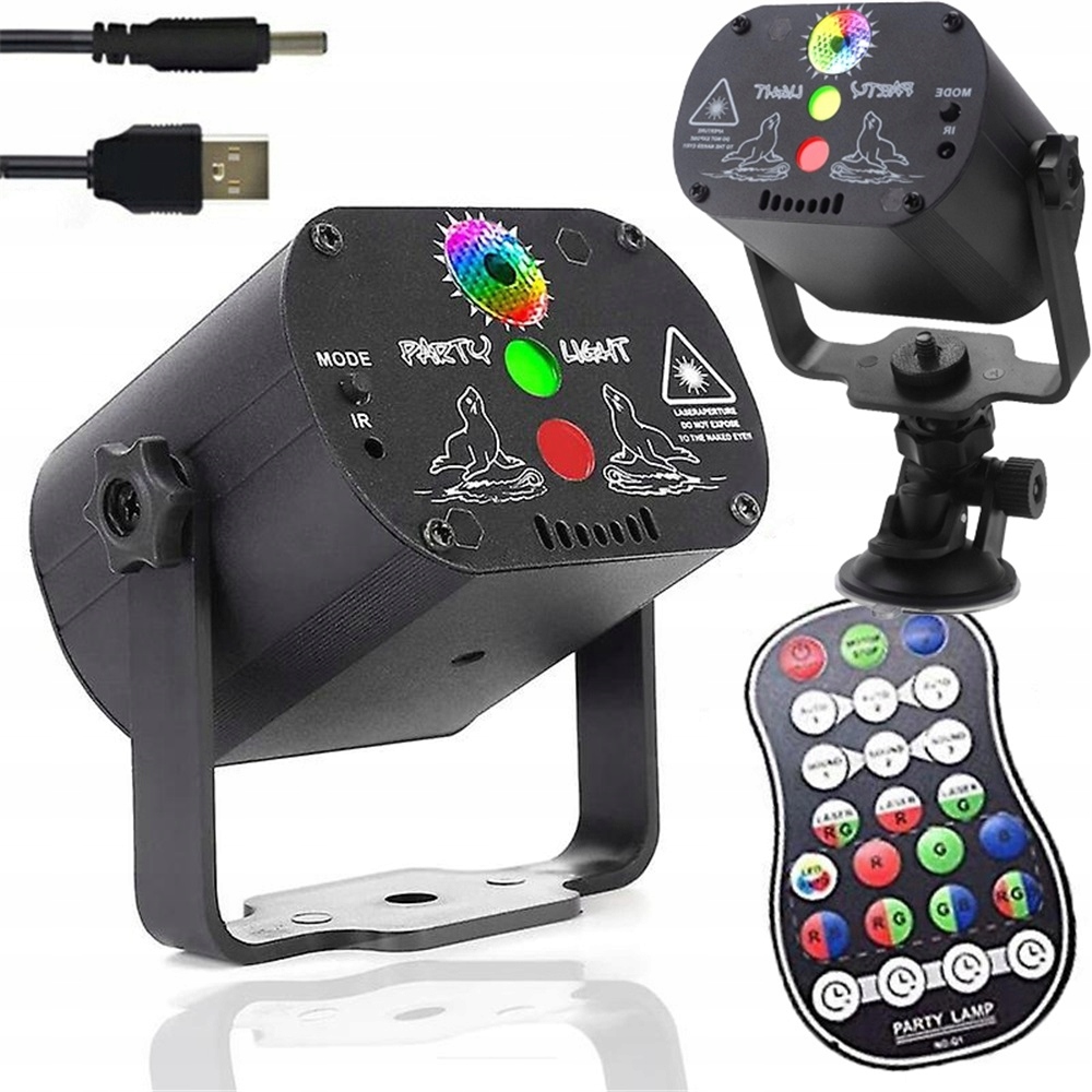 Led Jevištní Světla, Laserový Projektor Rgb Disco