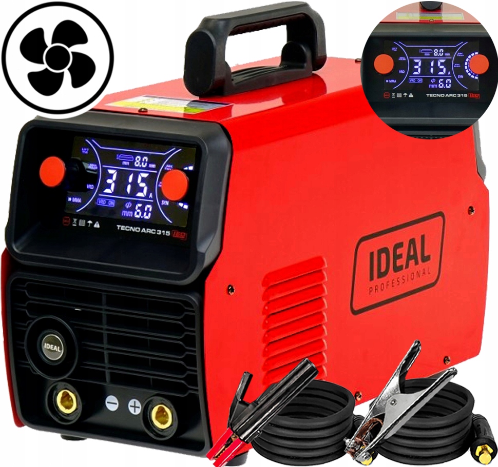 Elektrodová Invertorová Svářečka Ideal Tecno 315 Digital Tig Mma 400V Igbt