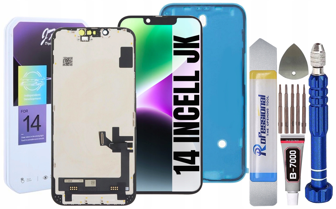 Displej Pro Iphone 14 Incell Jk IC LCD Displej Těsnění