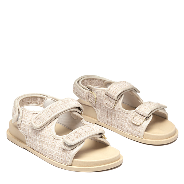 

Beżowe Sandały Damskie Tkaninowe Desotty 39