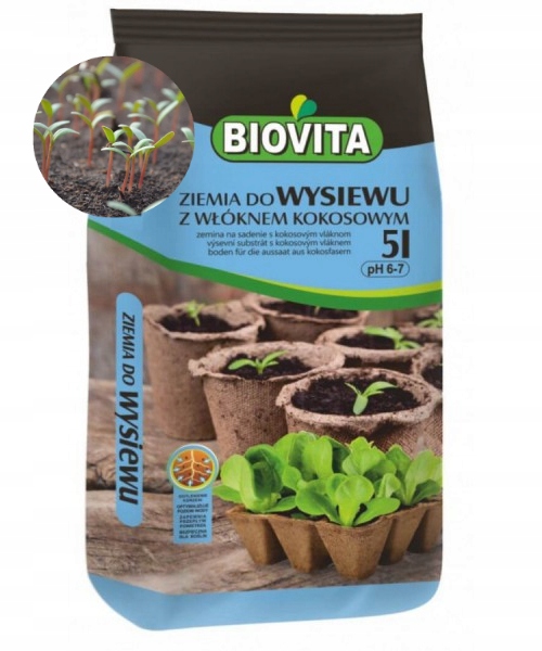 

Biovita Podłoże do Wysiewu z Włóknem Kokosowym 5L