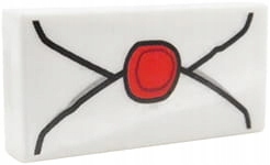 

Lego list koperta z pieczęcią 3069bpb0779 biała