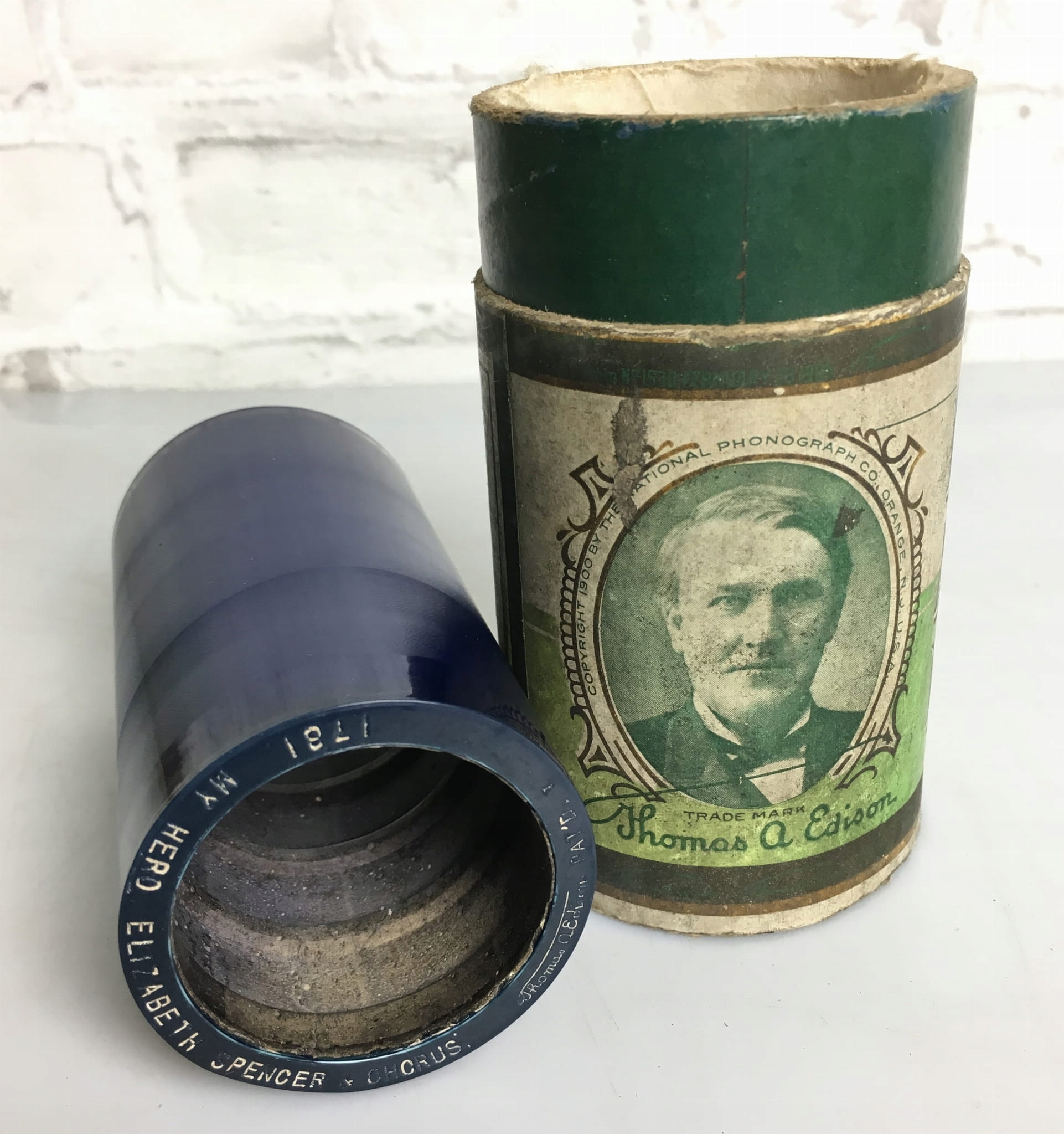 Cylinder Edison Elizabeth Spencer & Chorus My Hero 1781