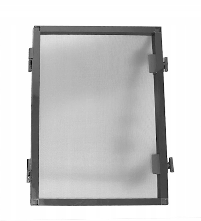 ZAWIAS DO MOSKITIERY NA DRZWI OKNA PVC BRĄZ -10szt Maks. szerokość 1.25 cm