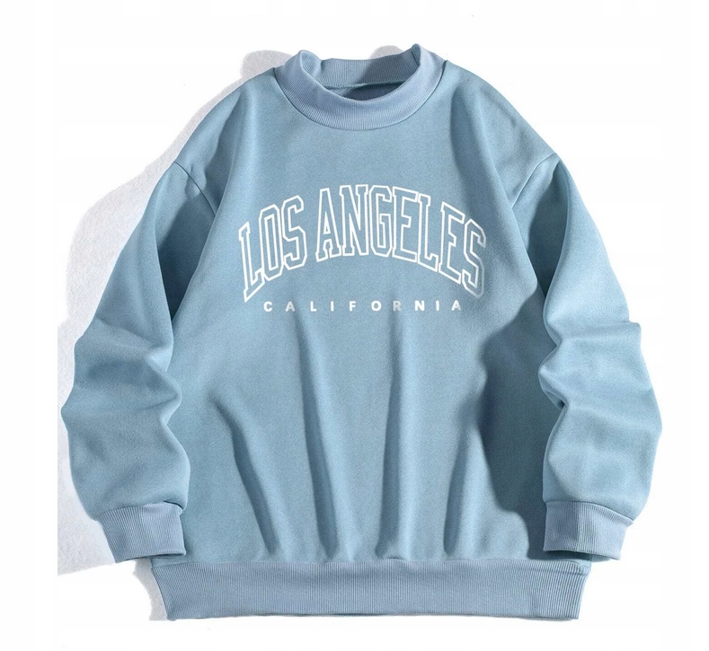 BLUZA DRESOWA DAMSKA NAPIS KOLORY OVERSIZE XS Rozmiar XS