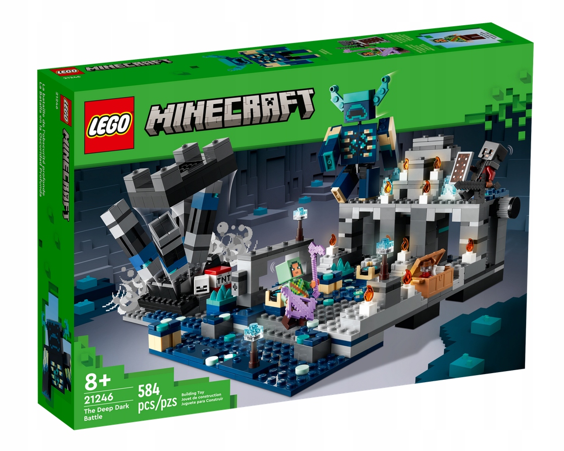 LEGO Minecraft 21246 BITWA W MROCZNEJ GŁĘBI Miasto Marka LEGO