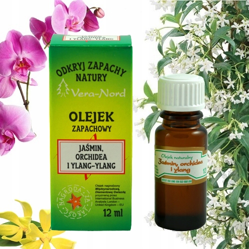 

Olejek zapachowy 12 ml jaśmin,orchidea,ylang-ylang