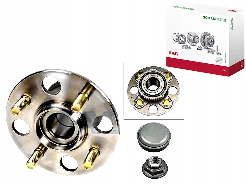 КОМПЛЕКТ ПОДШИПНИКА КОЛЕСА С СТУПИЦА HONDA CIVIC VII 1.3h-