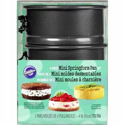 

Wilton Zestaw 3 mini tortownic śr. 10 cm
