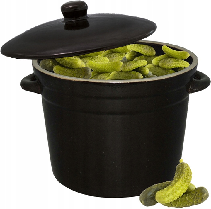 

Naczynie Garnek Kamionka Z Pokrywą Do Kiszenia 5 L