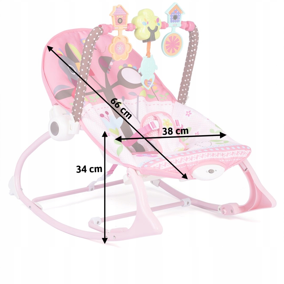 LEŻACZEK BUJACZEK 3W1 RICOKIDS 0+ WIBRACJE MUZYKA Kod producenta 7303