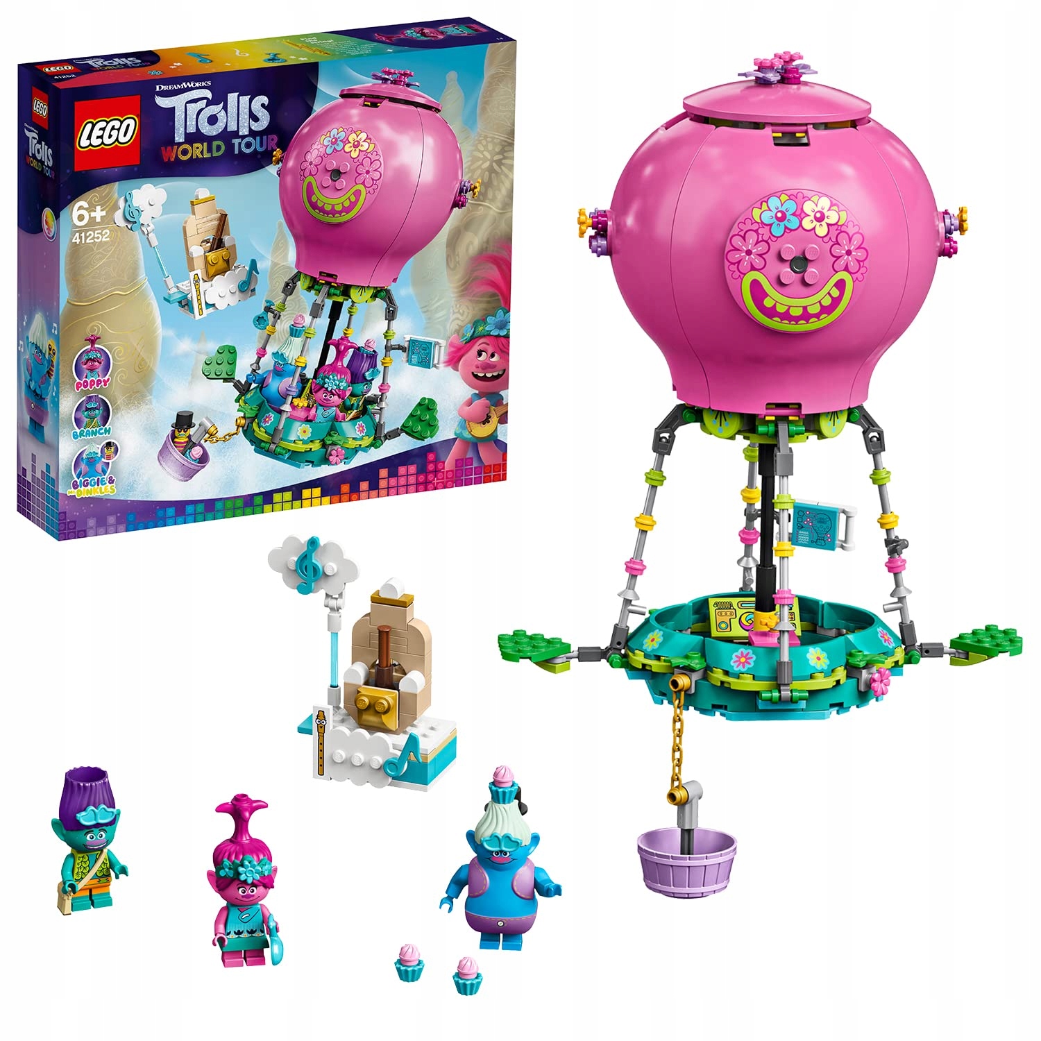 Zestaw konstrukcyjny Lego Trolls World Tour 41252