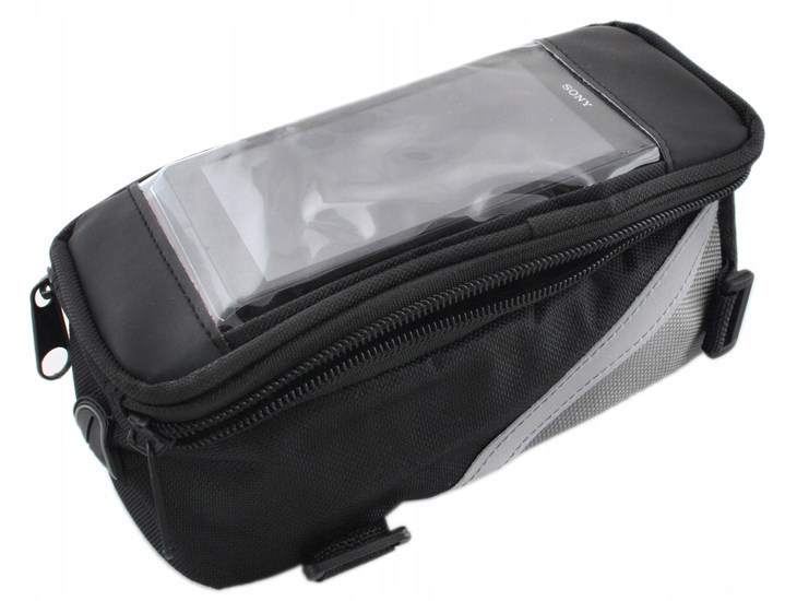 TORBA ROWEROWA UCHWYT NA TELEFON POKROWIEC SAKWA Marka bez marki