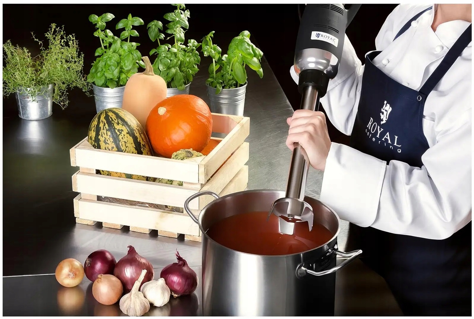 Blender ręczny mikser 350W 40cm Royal Catering RCSM-350-400P 10010394