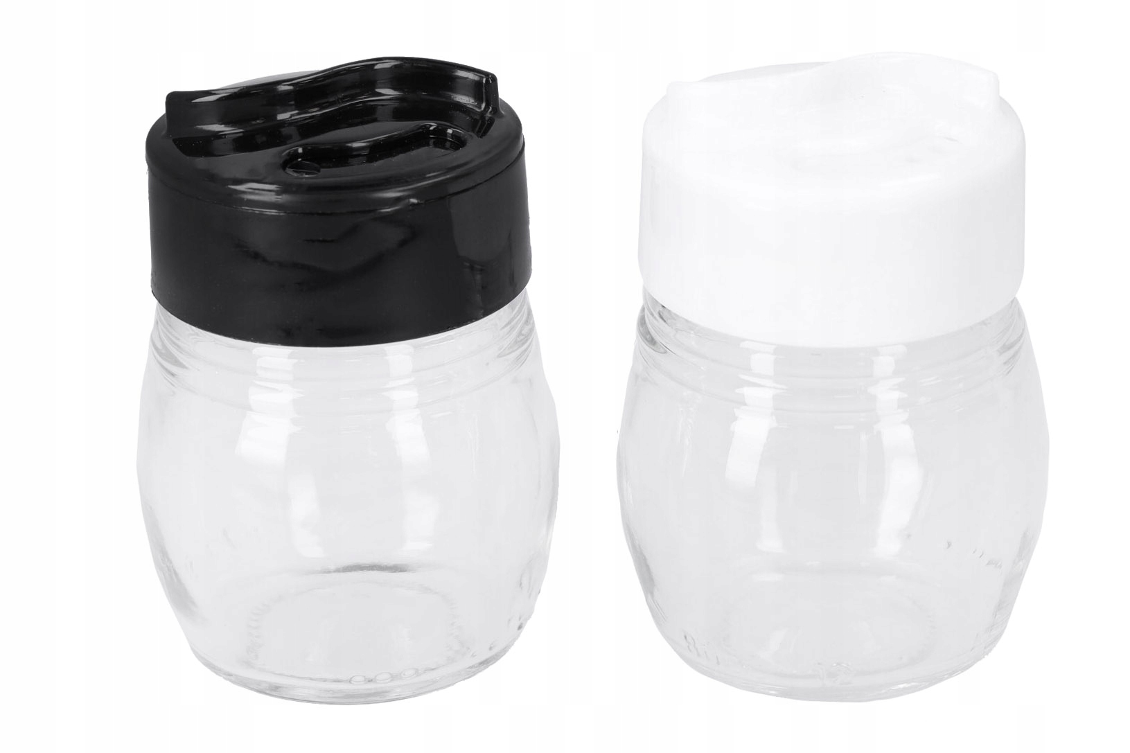 SOLNICZKA PIEPRZNICZKA KOMPLET SZKLANA SOLNICZKA I PIEPRZNICZKA KLASYCZNE Stan opakowania oryginalne