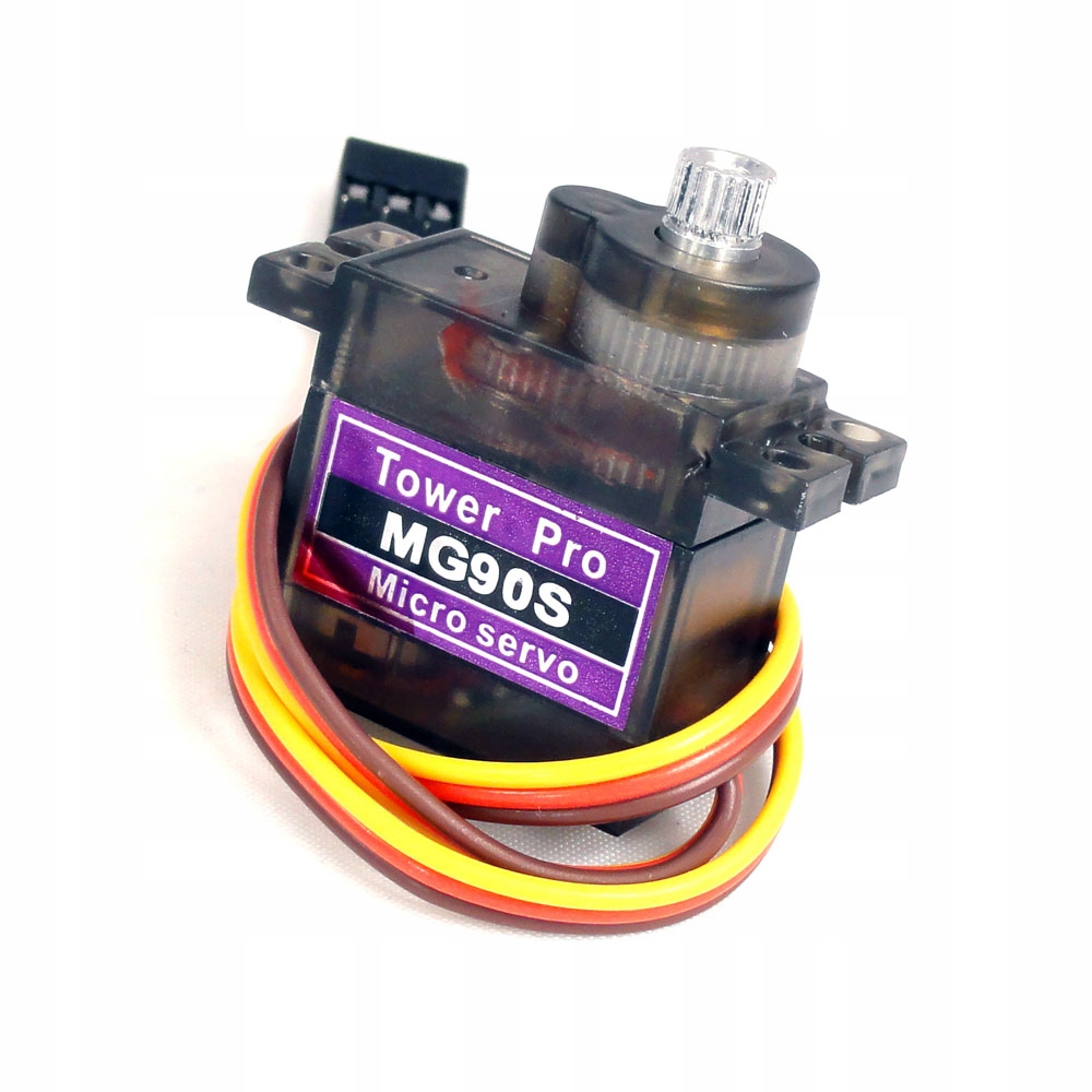 

Serwo MG90S Tower Pro metalowe zębatki 2,2KG