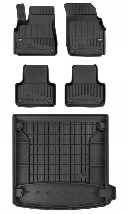 Set 3D Koberce a rohož do kufru Audi Q8 od roku 2018
