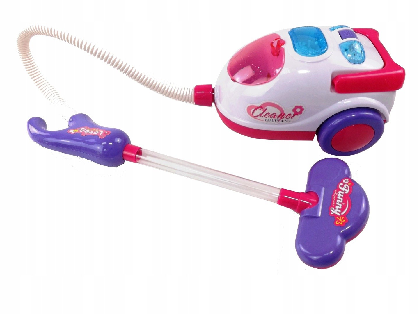 ODKURZACZ DLA DZIECI NA BATERIE RÓŻOWY 0535 CE Wiek dziecka 3 lata +