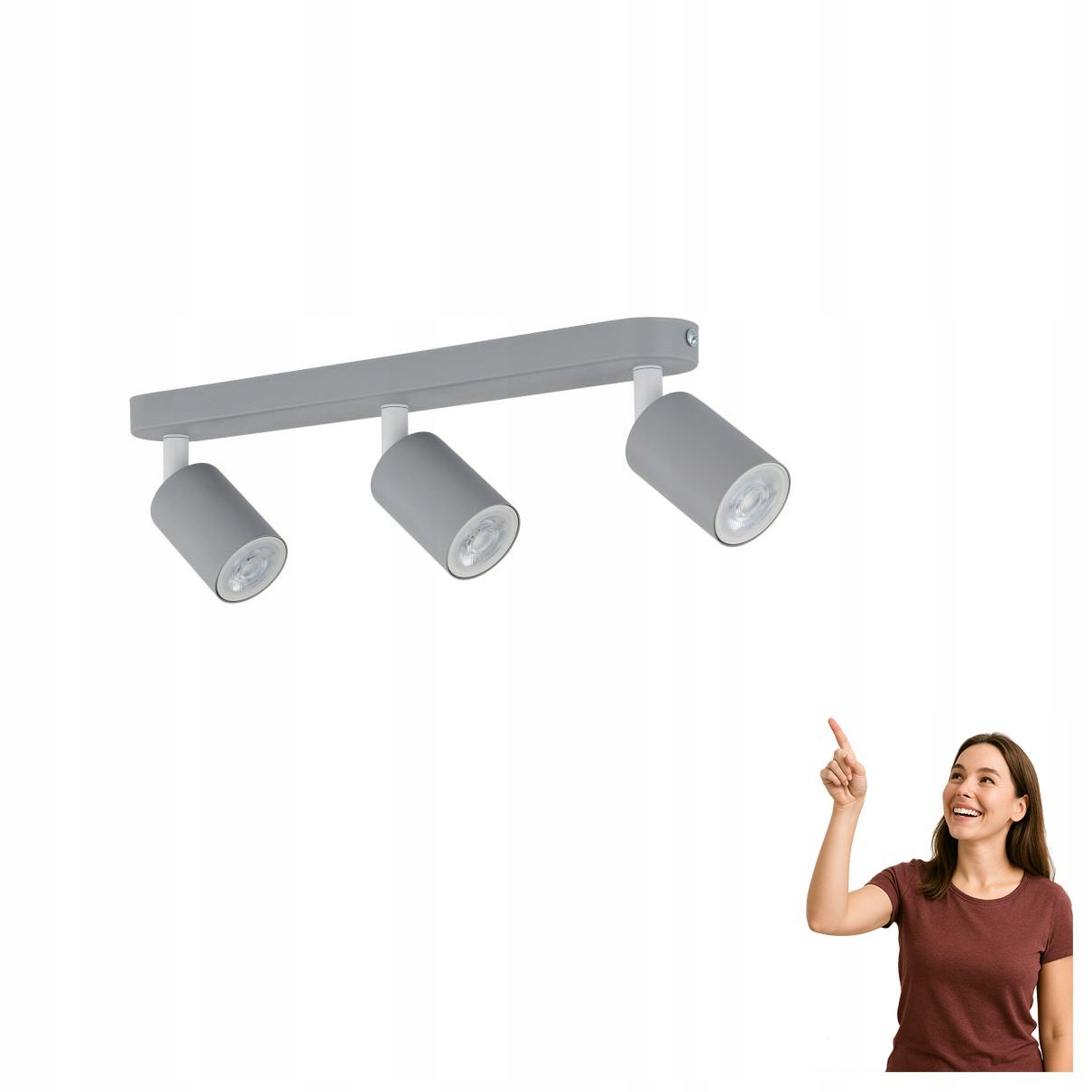 Spotová reflektorová lampa Livia Gray 10242 Tk Lighting