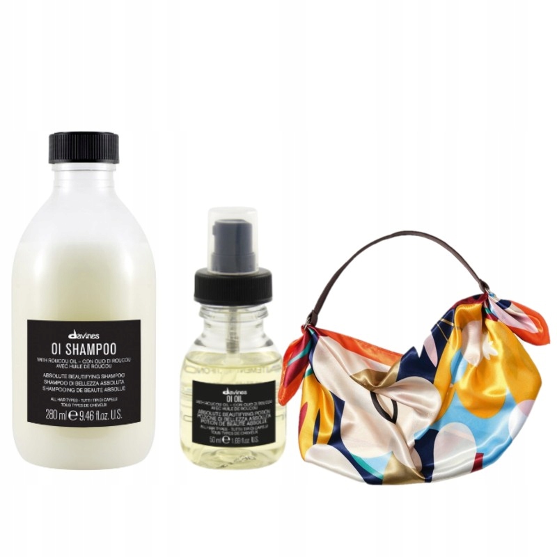 Davines šampon s olejem Oi 280 ml olej Oi 50 ml taštička Bonus