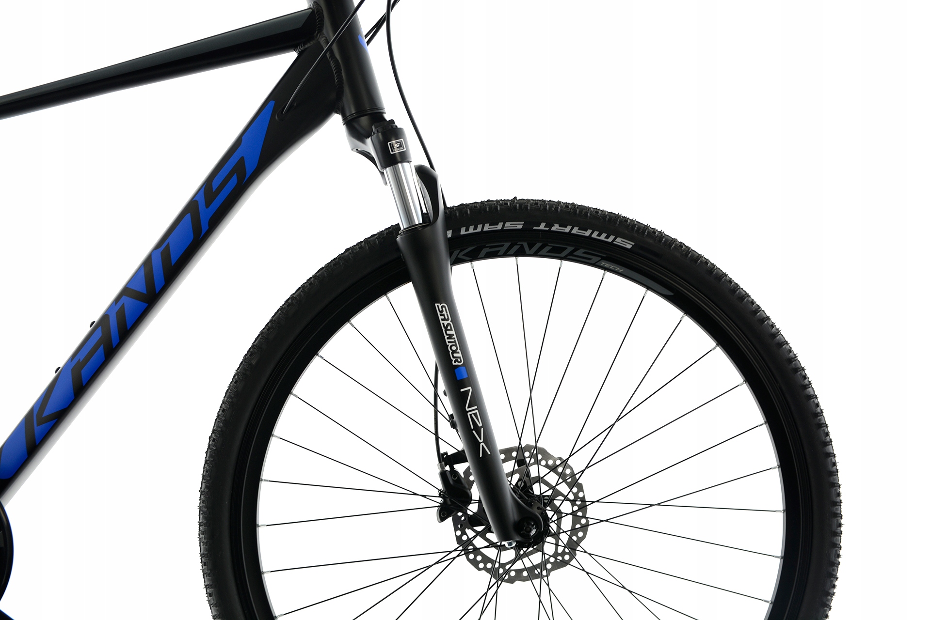 Rower crossowy 28 Kands Canavaro M21 czarno-niebieski mat 2024 Kolor czarny