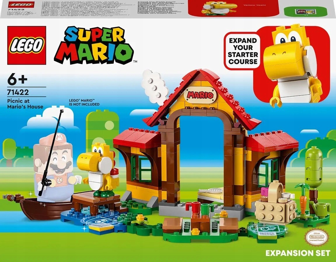 LEGO SUPER MARIO PIKNIK W DOMU MARIO ZESTAW ROZSZERZAJĄCY 71422 Marka LEGO