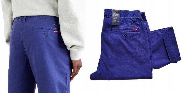 kalhoty Levi's XX Chino Ez Taper XL modré, tmavě modré