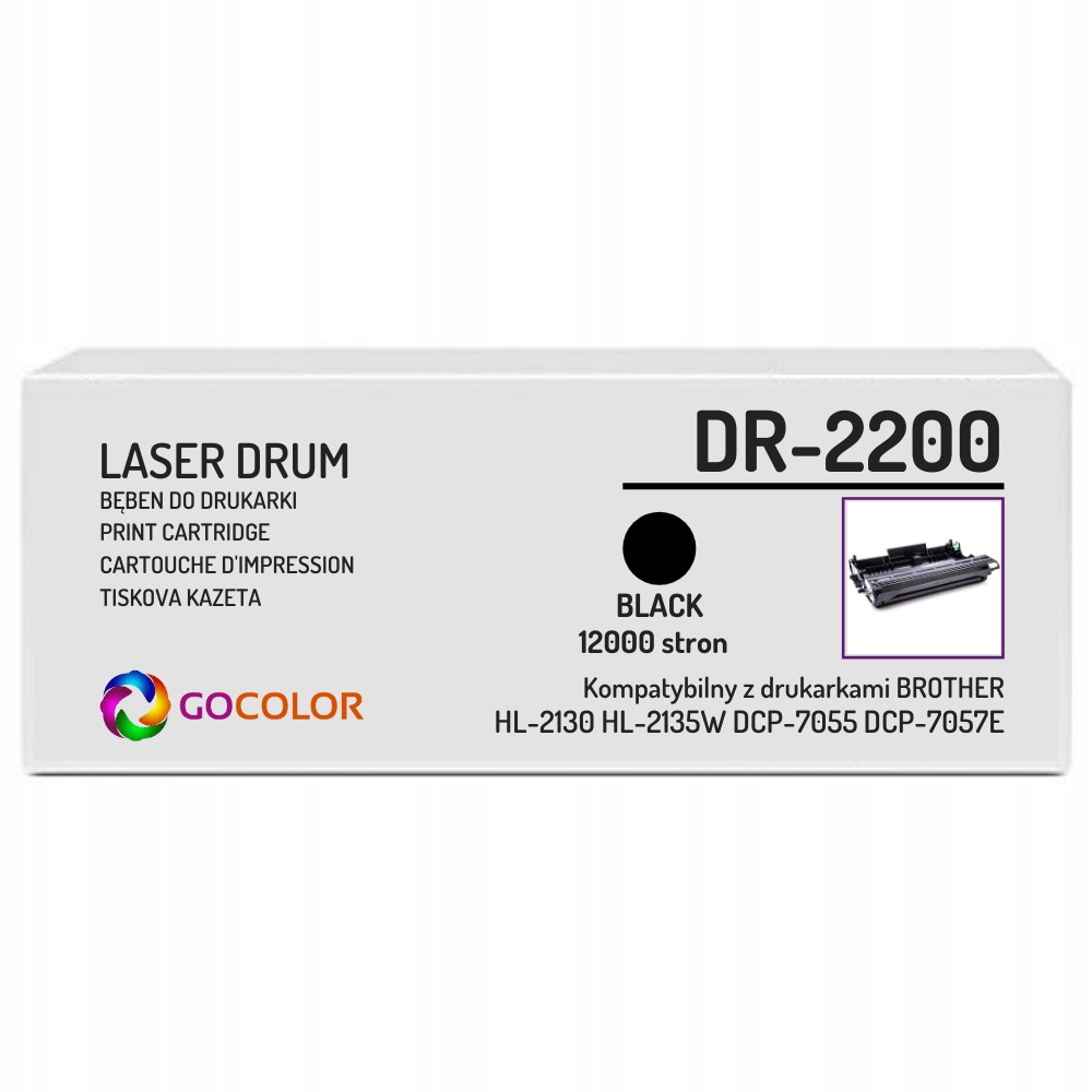 100% NEW Bęben do BROTHER DR-2200 drukarki DCP-7055 W Stan opakowania oryginalne
