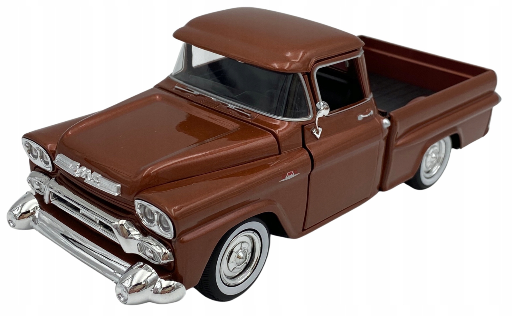 1958 Gmc 100 Wideside Pickup hnědá 1:24 Motormax 79385