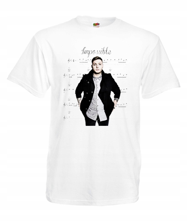 

XXL Koszulka Męska James Arthur Impossible Wzory