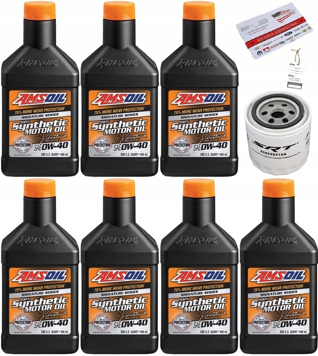 AMSOIL 0W40 + FILTRY JEEP 6,1 SRT 09-10