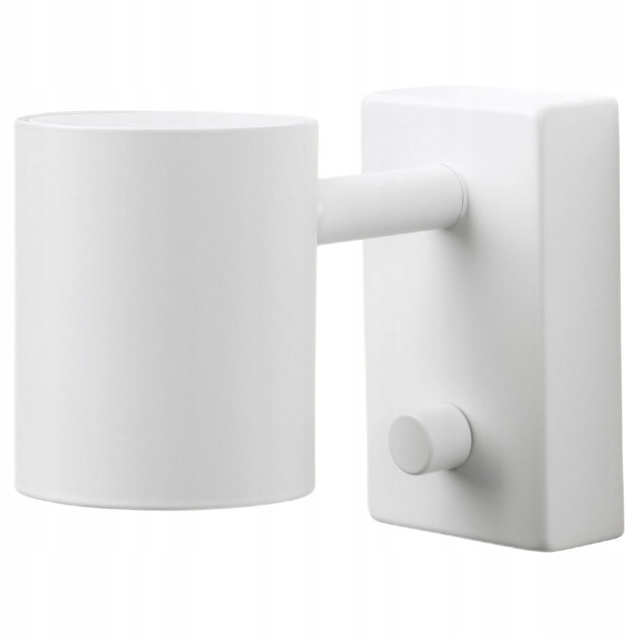 Nástěnná lampa na čtení s pevnou montáží GU10 nastavitelná Ikea Nymåne bílá