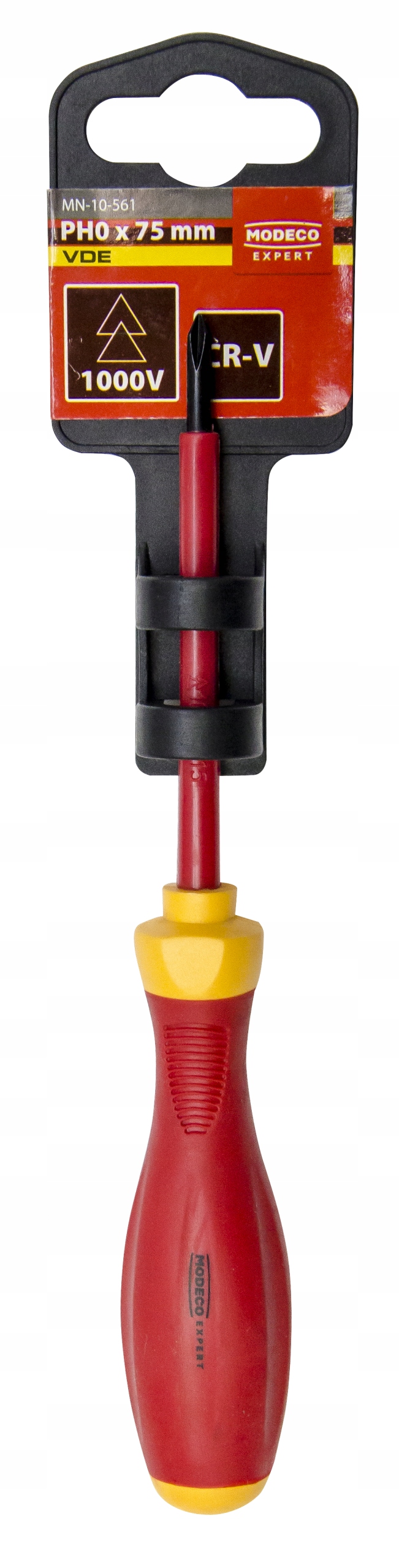 

Wkrętak Śrubokręt Izolowany Krzyżowy PH0x75mm1000V