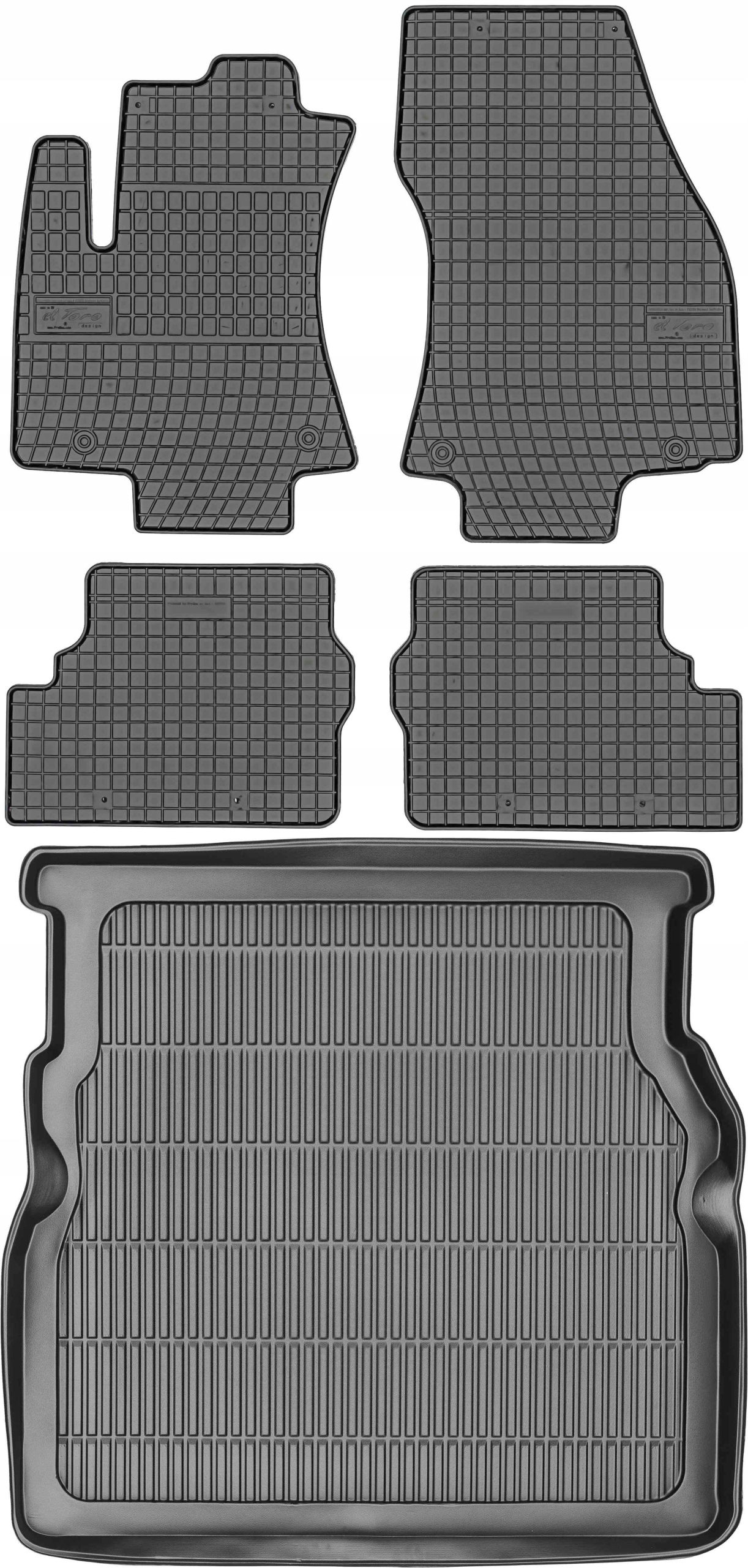Opel Zafira A Minivan 99-05 Gumové rohože rohož