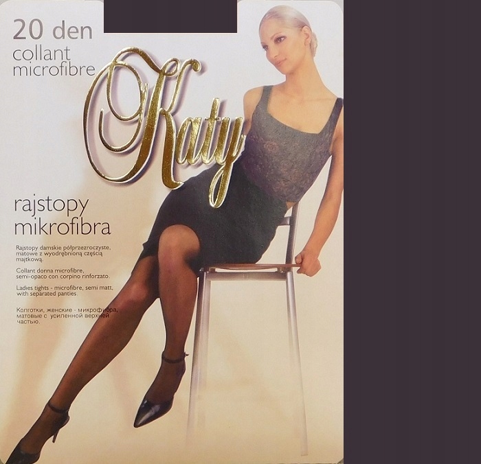 

Katy Mikrofibra 20den rajstopy mat fumo 3-L