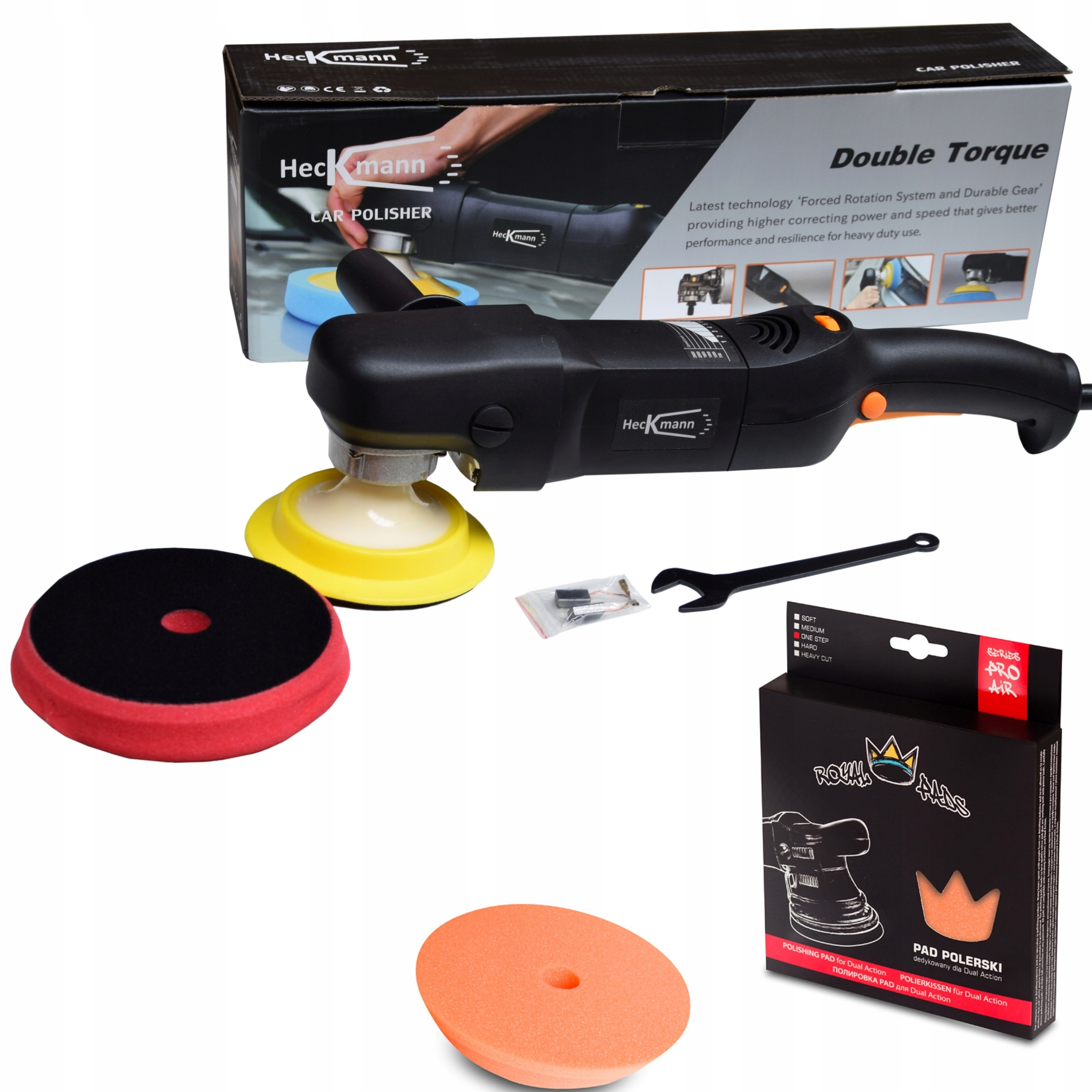 MASZYNA POLERSKA HECKMANN 800 ROTACJA POLERKA Mark Heckmann