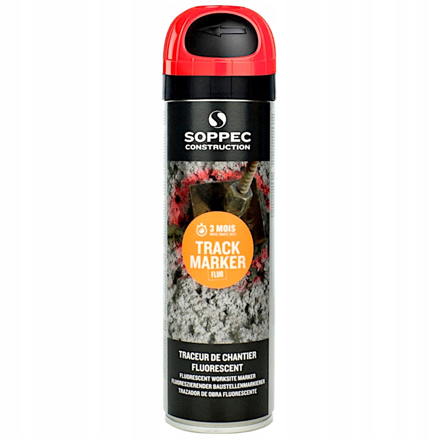 FARBA GEODEZYJNA SPRAY SOPPEC TRACK MARKER 1szt Marka Soppec