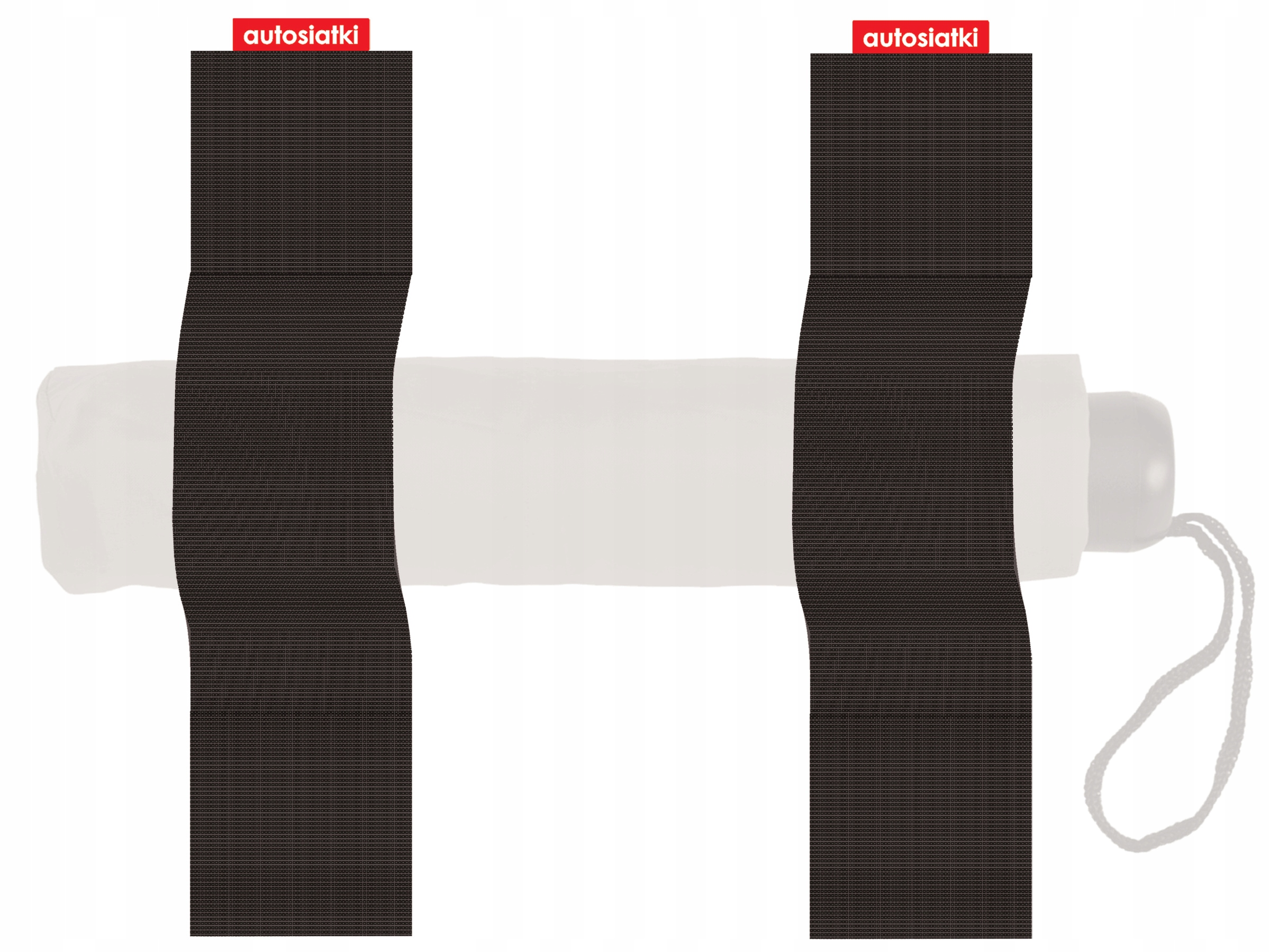 Praktyczny uchwyt do bagażnika mocowany na rzep do tapicerki Autorzep 20cm