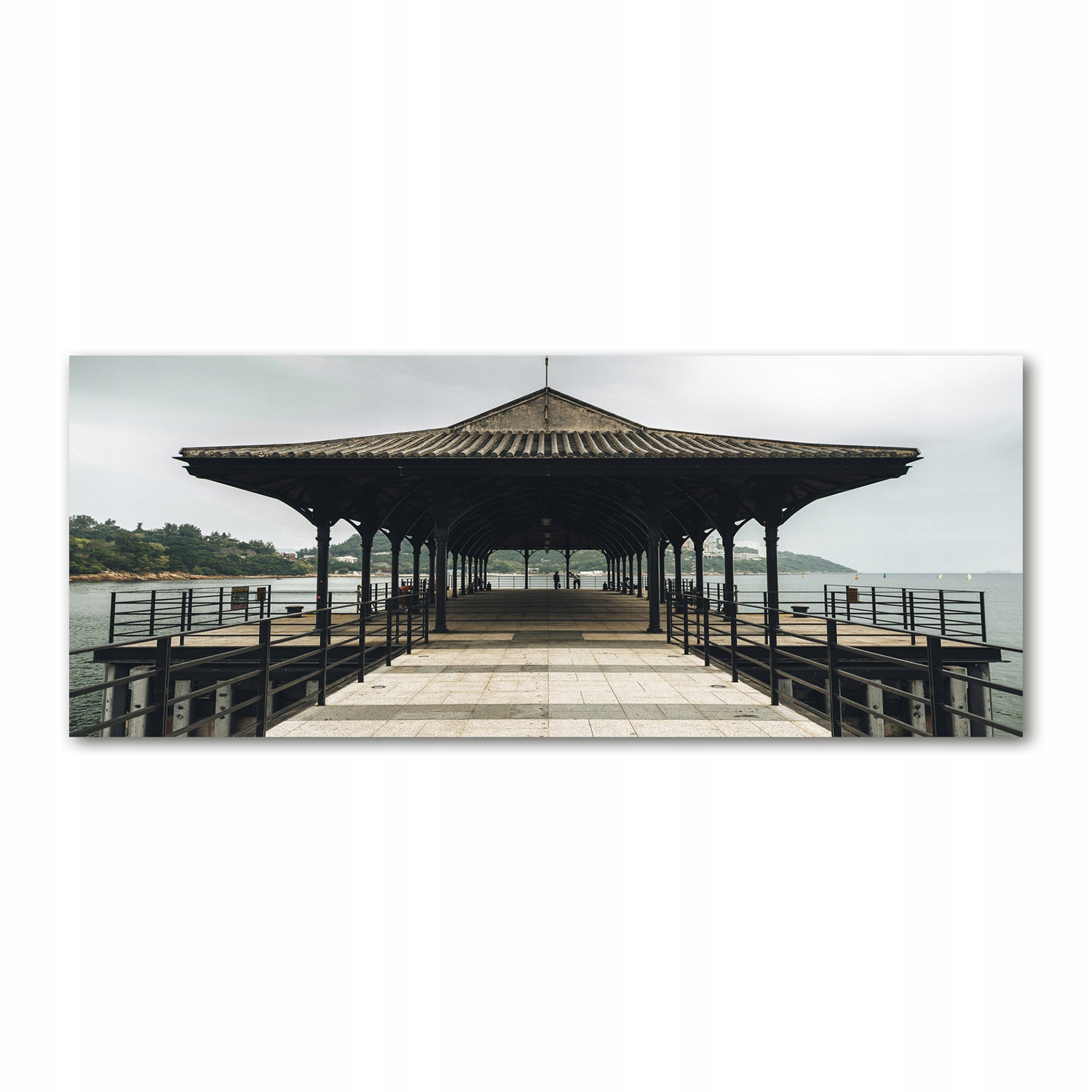 

Foto obraz szkło akryl Molo w Hongkongu 125x50 cm