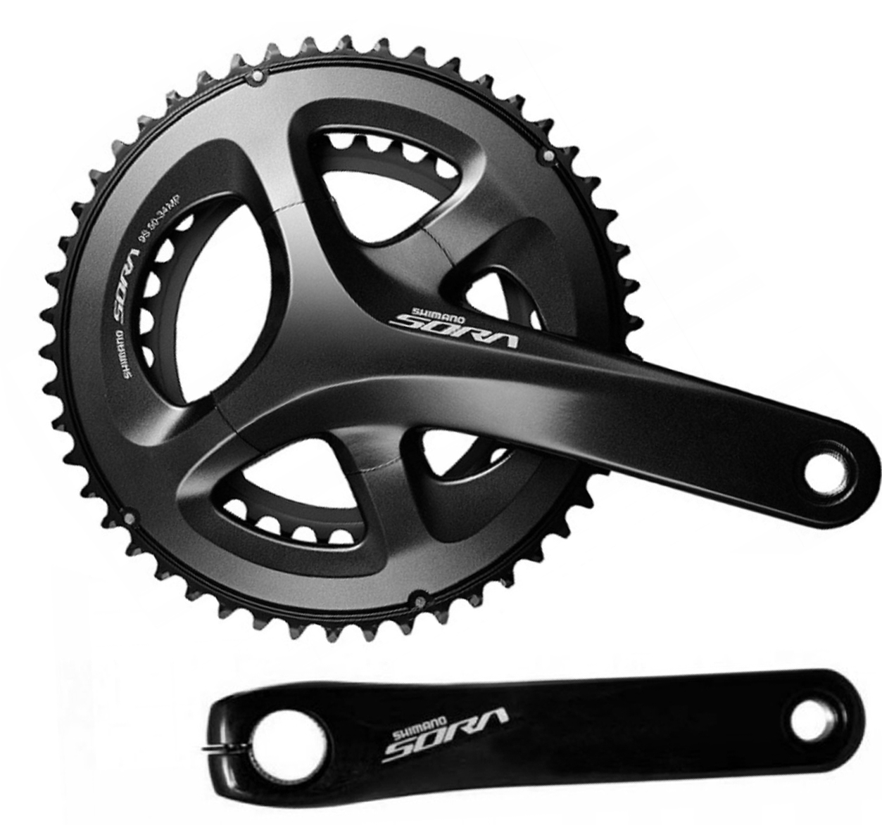 Korba Shimano Sora FC-R3000 50x34T 175mm Hollowtech II 9rz