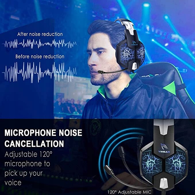 Słuchawki nauszne Yinsan TM5 Kod producenta TM5