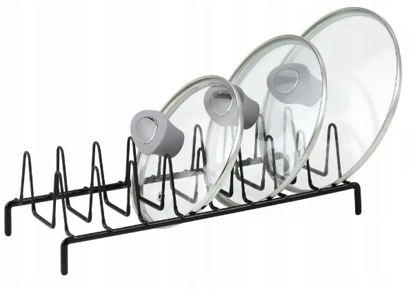 STOJAK ORGANIZER KUCHENNY NA TALERZE POKRYWKI BB - WYSOKA JAKOŚĆ Kod producenta KH-1717