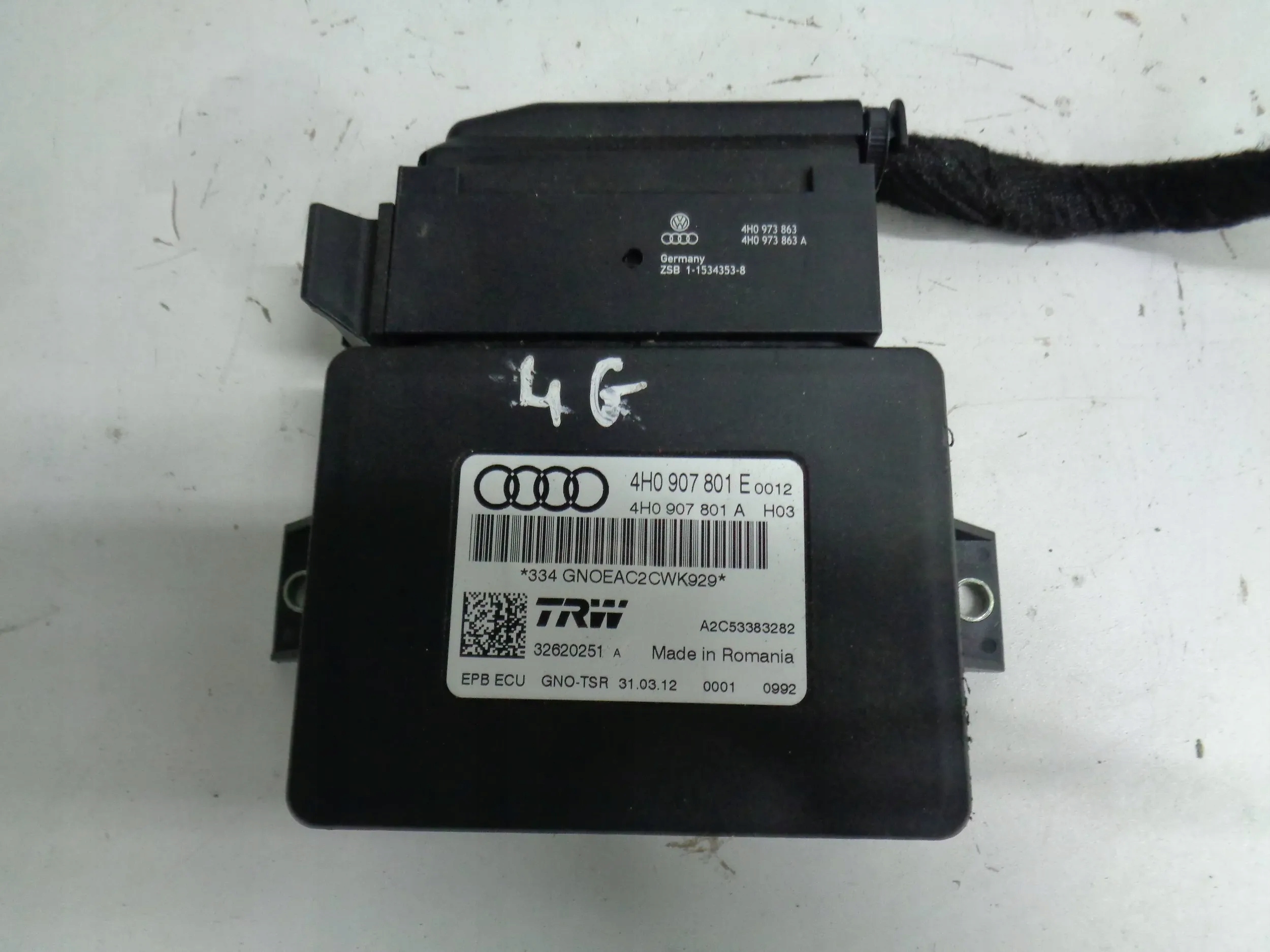AUDI A6 C7 A7 MODULE LEVIER FREIN STATIONNEMENT