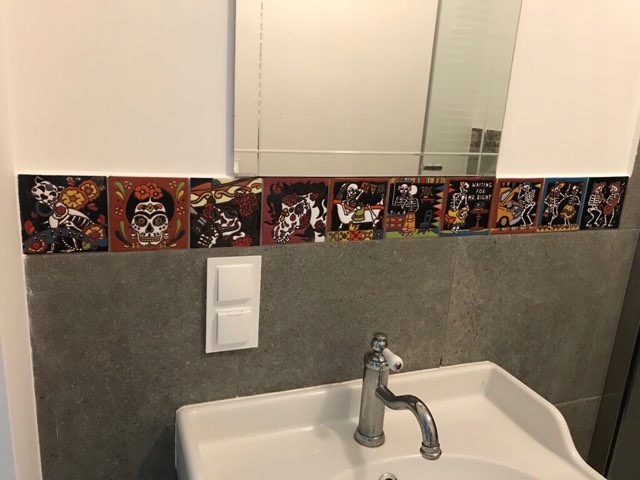 Płytka Meksykańska Z Reliefem-Seria Catrina-Fiesta Marka Cerames